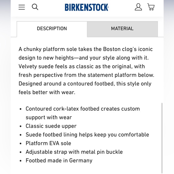 🔥 Birkenstock Boston Chunky Suede Leather Platform Clog - Picture 7 of 9